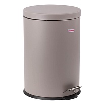 Ведро-контейнер для мусора (урна) с педалью LAIMA Classic, 20 л, серое, матовое, металл, со съемным внутренним ведром в Саранске Ведро-контейнер для мусора (урна) с педалью LAIMA Classic, 20 л, серое, матовое, металл, со съемным внутренним ведром в Саранске