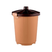 Мусорный бак с крышкой 105 л бежевый 105 бежевый в Саранске Мусорный бак с крышкой 105 л бежевый 105 бежевый в Саранске