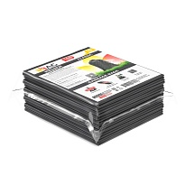 Мешки для мусора 160 л, серые, в пачке 10 шт., ПВД, 40 мкм, 900х1100 мм, i-Bag в Саранске