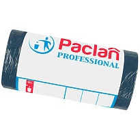 Мешки для мусора 35 л, черный, в рулоне 50 шт., ПНД, 6,2 мкм, 600х500 мм, PACLAN Professional, 604077 в Саранске Мешки для мусора 35 л, черный, в рулоне 50 шт., ПНД, 6,2 мкм, 600х500 мм, PACLAN Professional, 604077 в Саранске