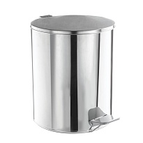 Ведро для мусора с педалью, усиленное, Титан, 15 л, нержавеющая сталь, хром в Саранске Ведро для мусора с педалью, усиленное, Титан, 15 л, нержавеющая сталь, хром в Саранске