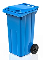 Мусорный контейнер 120 л голубой в Саранске