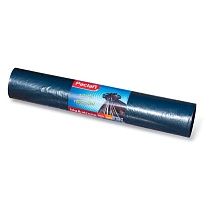 Мешки для мусора 240 л, черные, в рулоне 20 шт., ПВД 35 мкм, 1400х900 мм, PACLAN Big&Strong, 600823 в Саранске