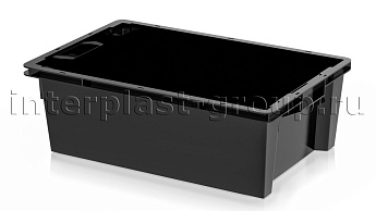 Ящик универсальный для овощей, фруктов и хлеба сплошной черный в Саранске