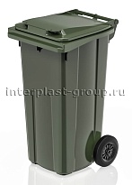 Мусорный контейнер 120 л зеленый в Саранске