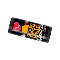 Мешки для мусора 45 л, черные, в рулоне 20 шт., ПНД, 14 мкм, 650х550 мм, Особопрочные, МП7795 в Саранске Мешки для мусора 45 л, черные, в рулоне 20 шт., ПНД, 14 мкм, 650х550 мм, Особопрочные, МП7795 в Саранске