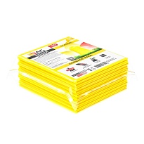 Мешки для мусора 160 л, желтые, в пачке 10 шт., ПВД, 40 мкм, 900х1100 мм, i-Bag в Саранске