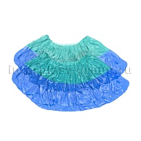 Бахилы бирюзово-синие 1000 шт (500 пар), 64 мкм, двойная подошва, двойная резинка, Особопрочные+ в Саранске